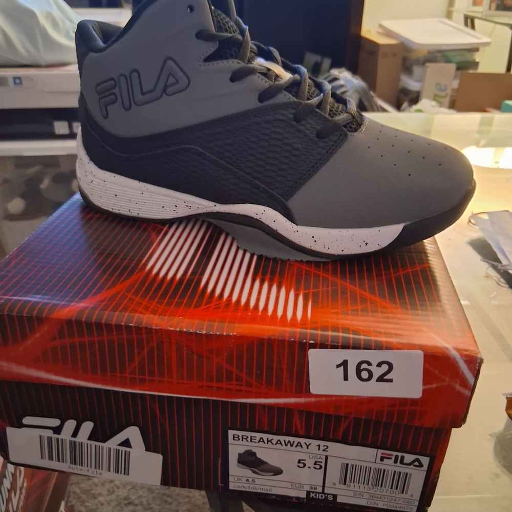 Fila Boy's Dark Gray Breakaway Sneakers